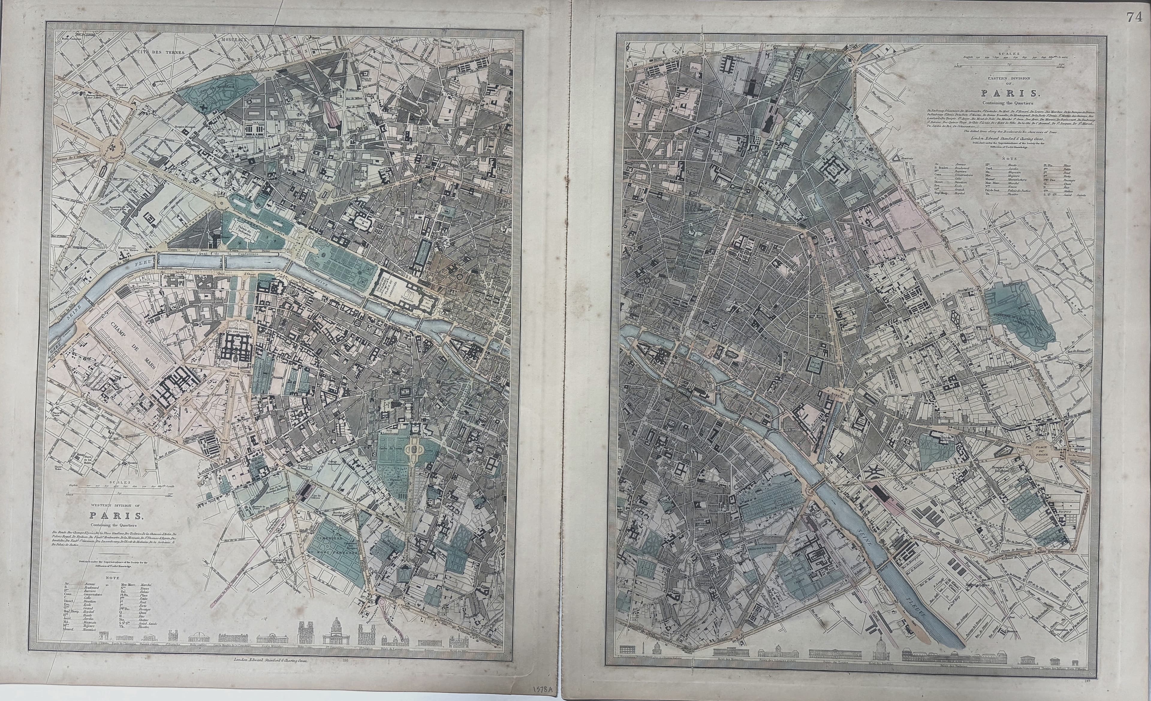 Western Division of Paris / Eastern Division of Paris