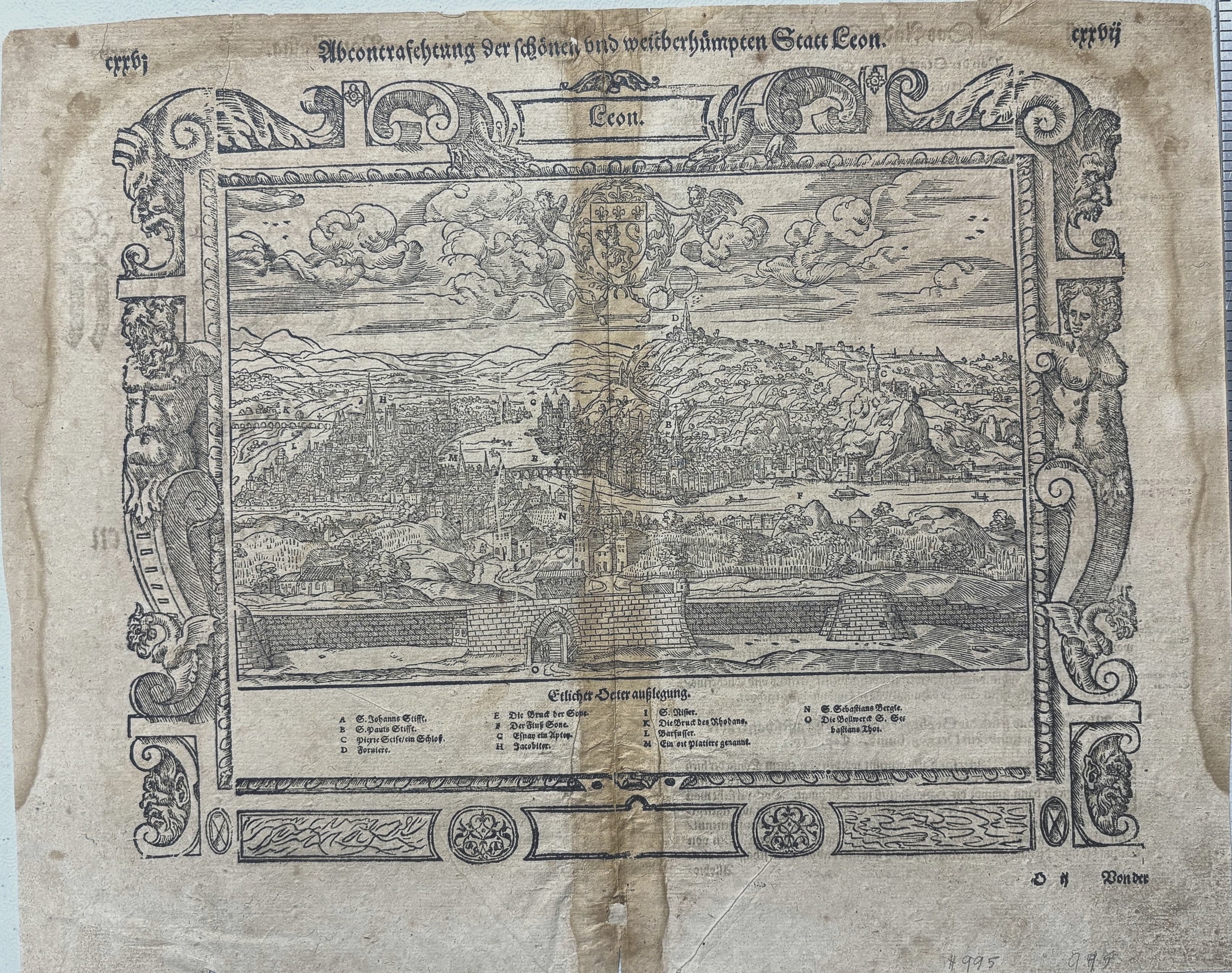 Abcontrafehtung der schönen und weitberühmten Statt Leon