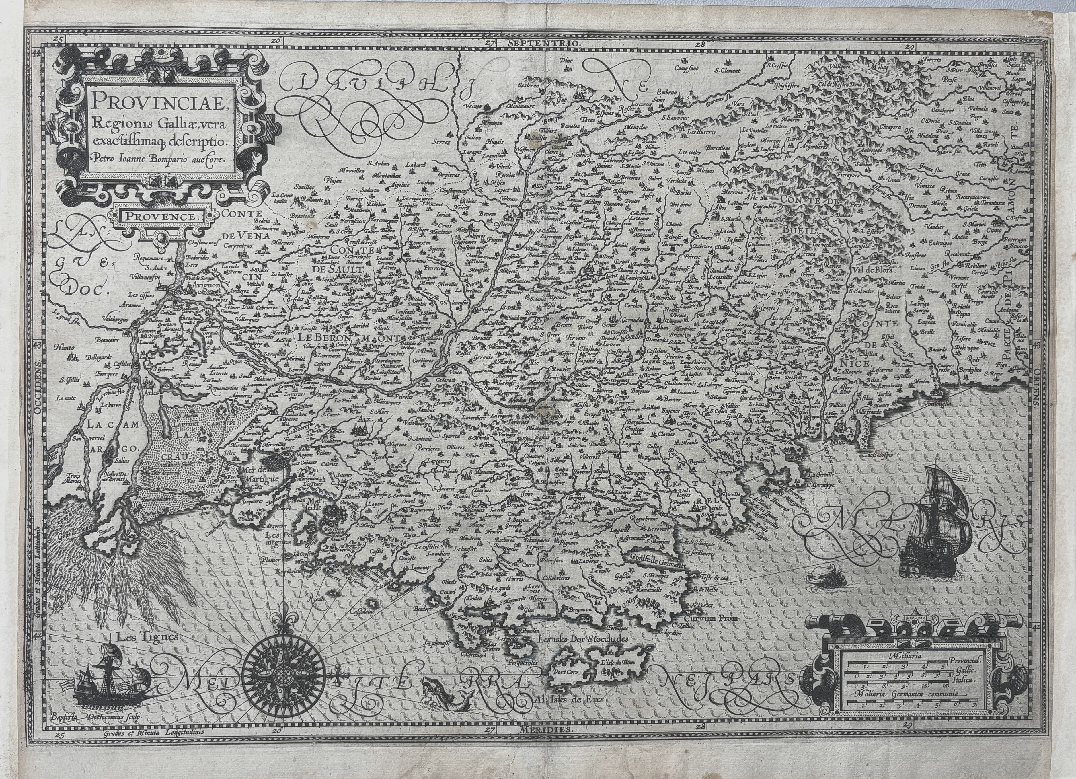 PROVINCIAE, Regionis Galliae, vera exactissimaq. descriptio