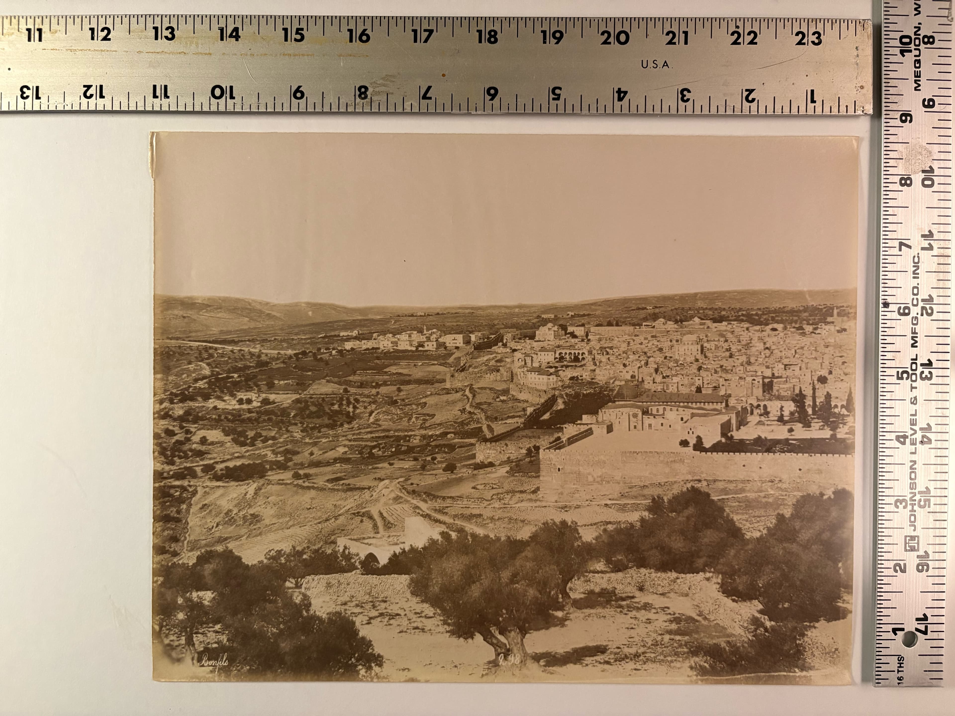 Panoramic View of Jerusalem and the Temple Mount from the Mount of Olives
