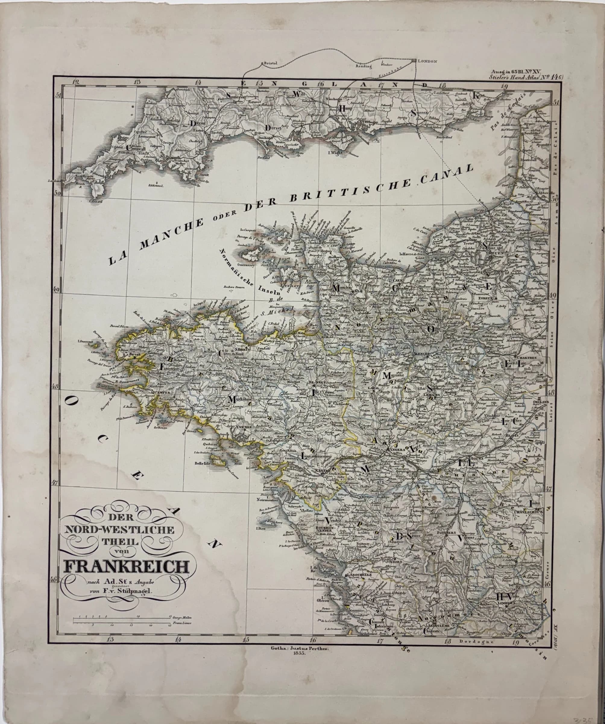 Der Nord-Westliche Theil von Frankreich