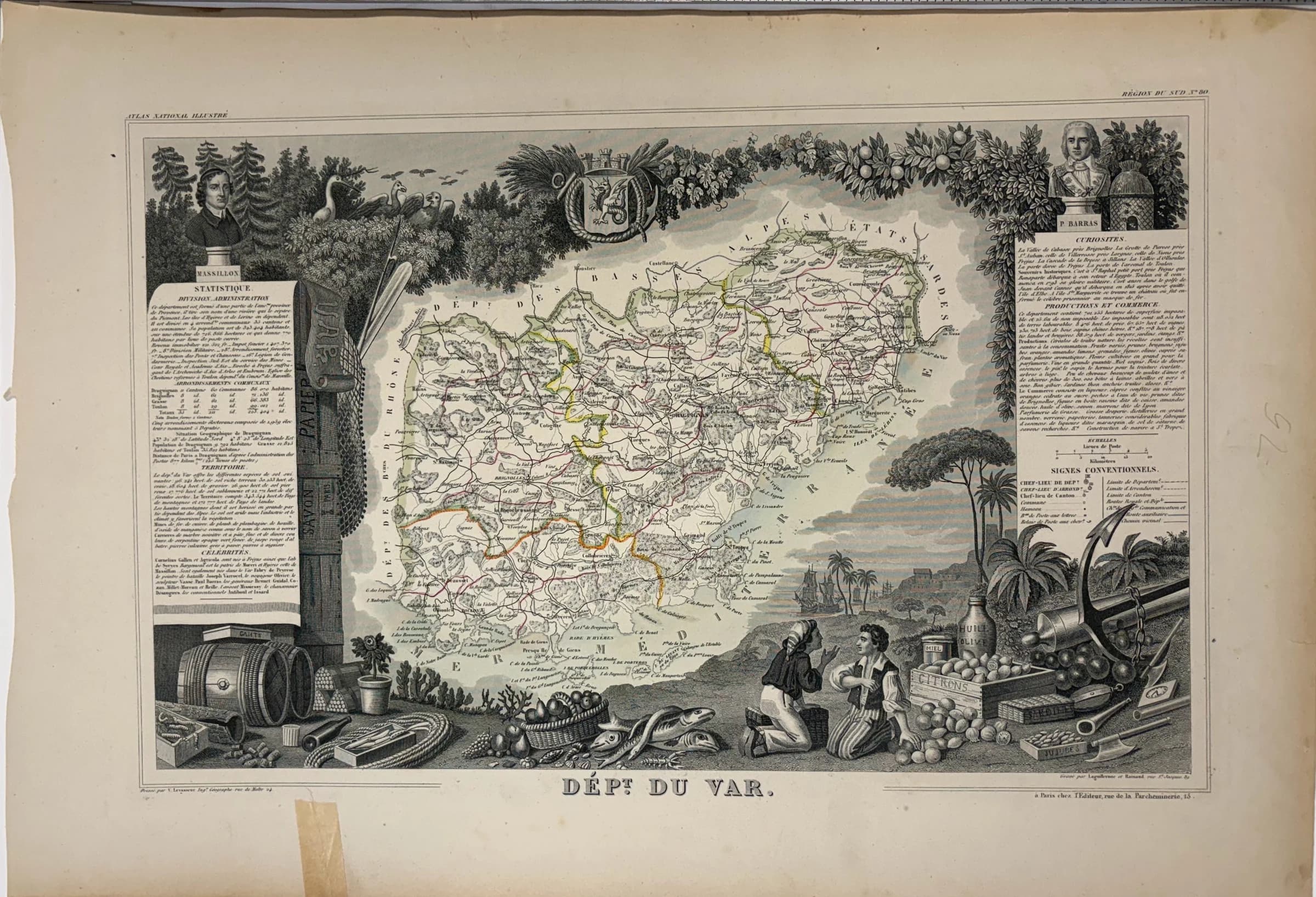 Département du Var - Atlas National Illustré