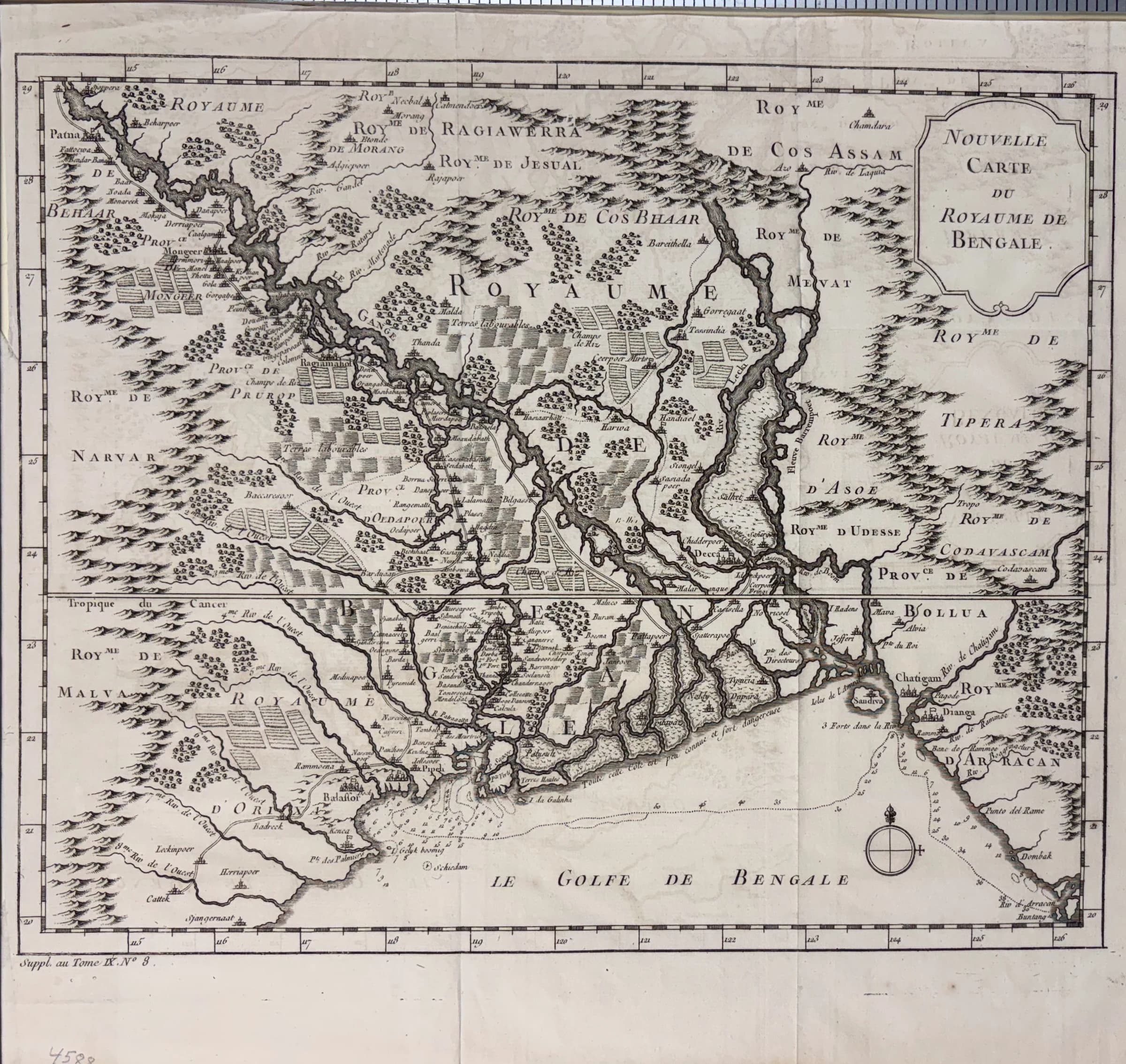 Nouvelle Carte du Royaume de Bengale