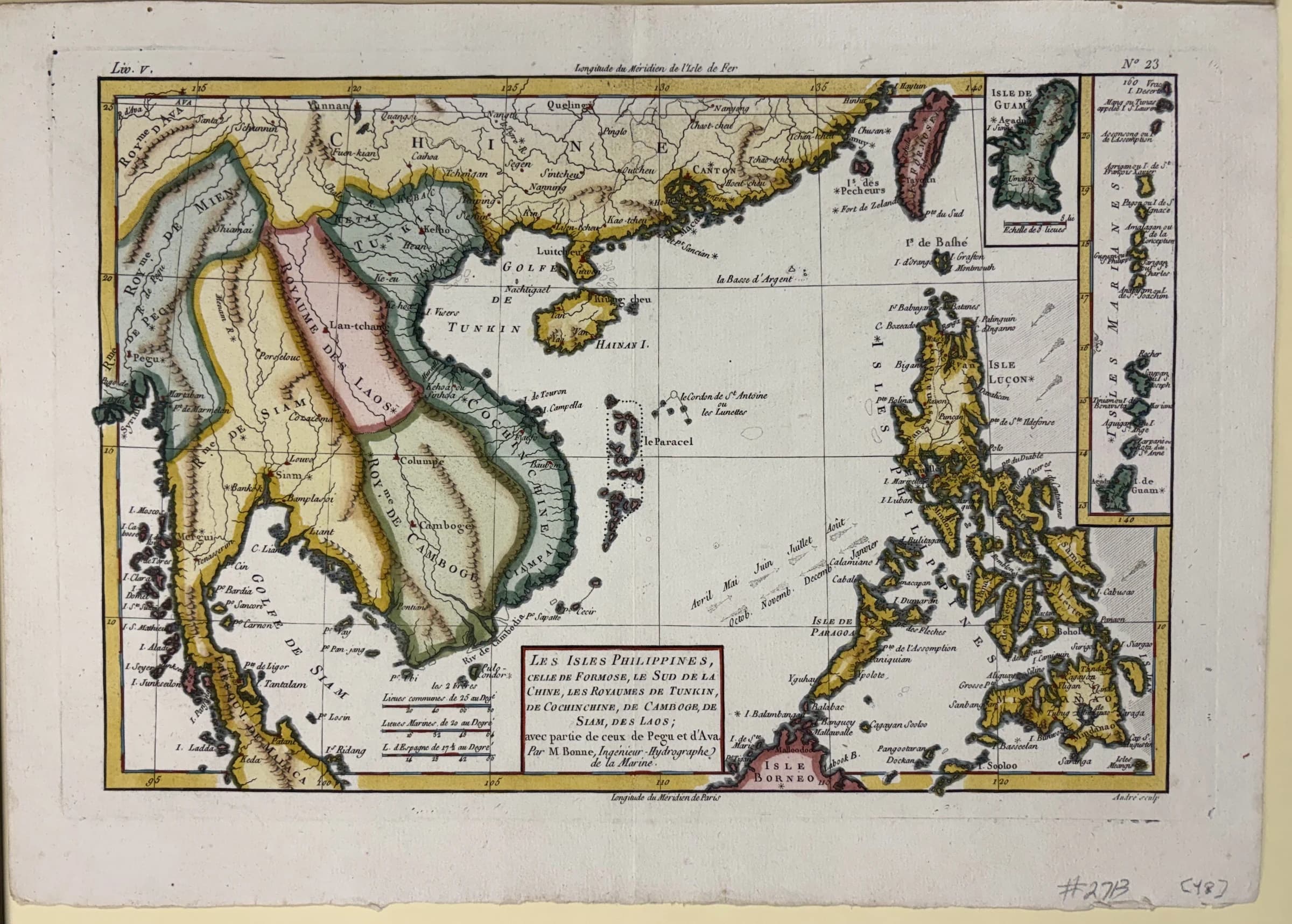 Les Isles Philippines, Celle de Formose, Le Sud de la Chine, Les Royaumes de Tunkin, de Cochinchine, de Camboge, de Siam, des Laos