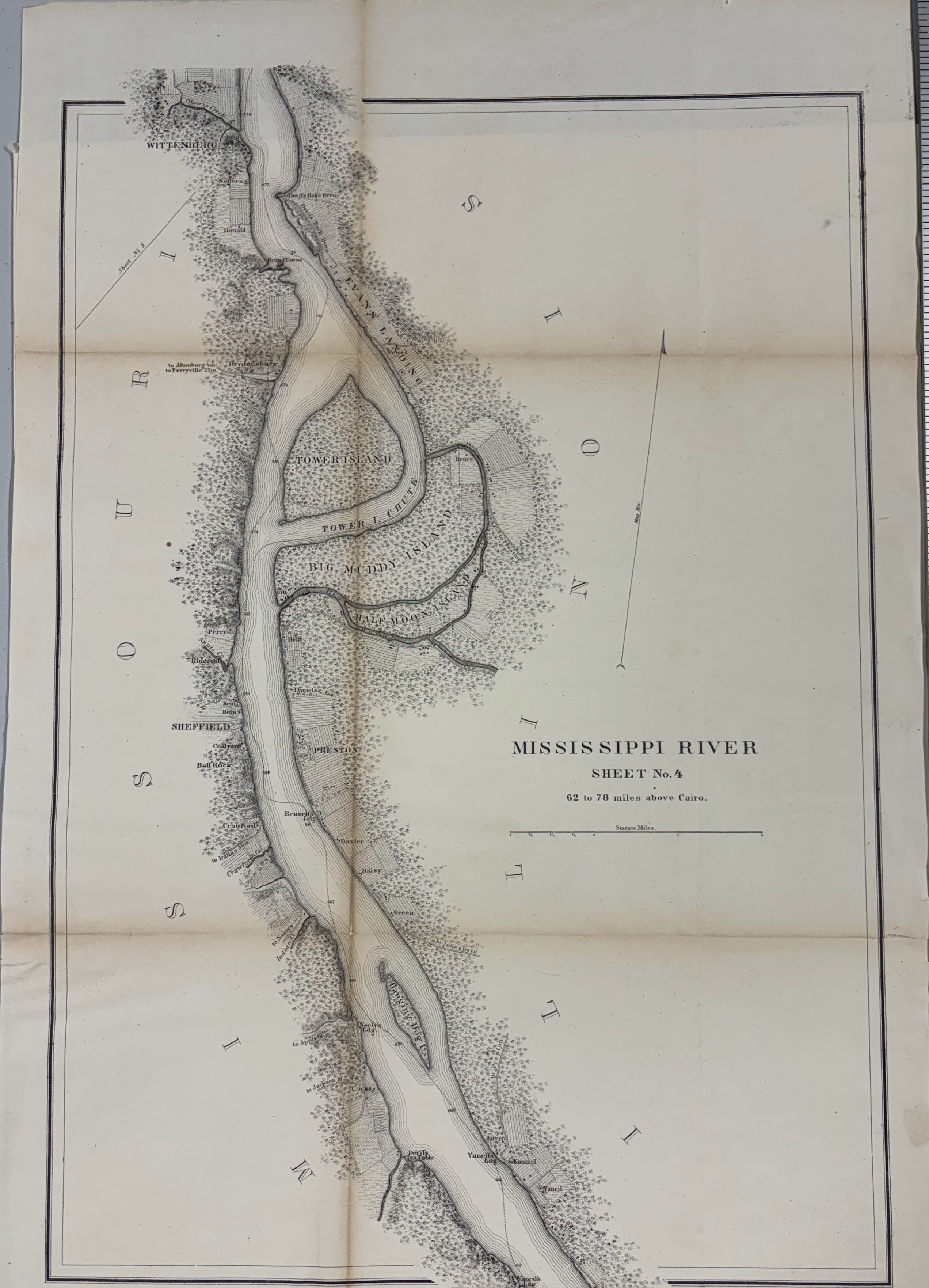 Mississippi River - Sheet No. 3 (41 to 61 miles above Cairo)