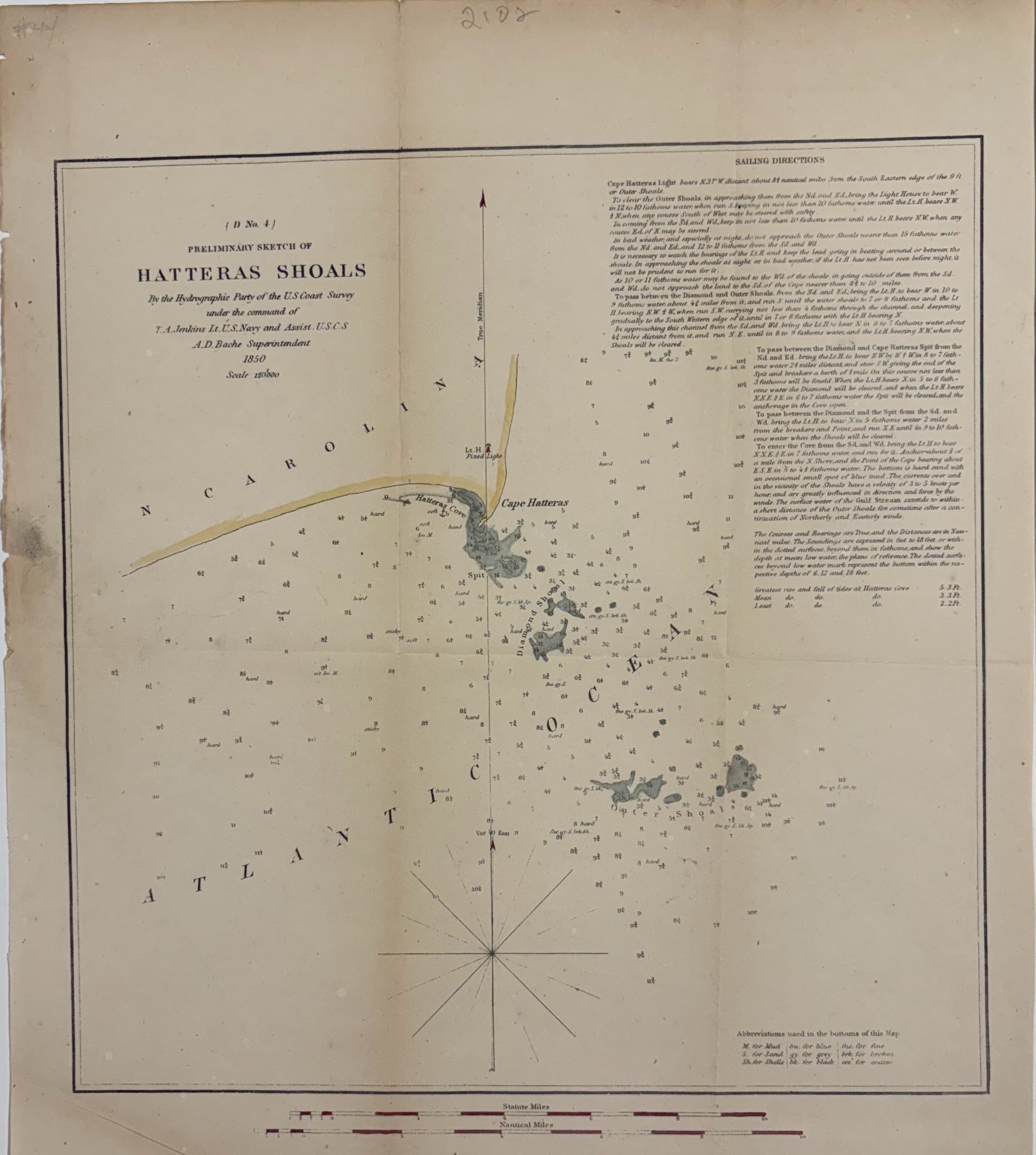 Preliminary Sketch of Hatteras Shoals