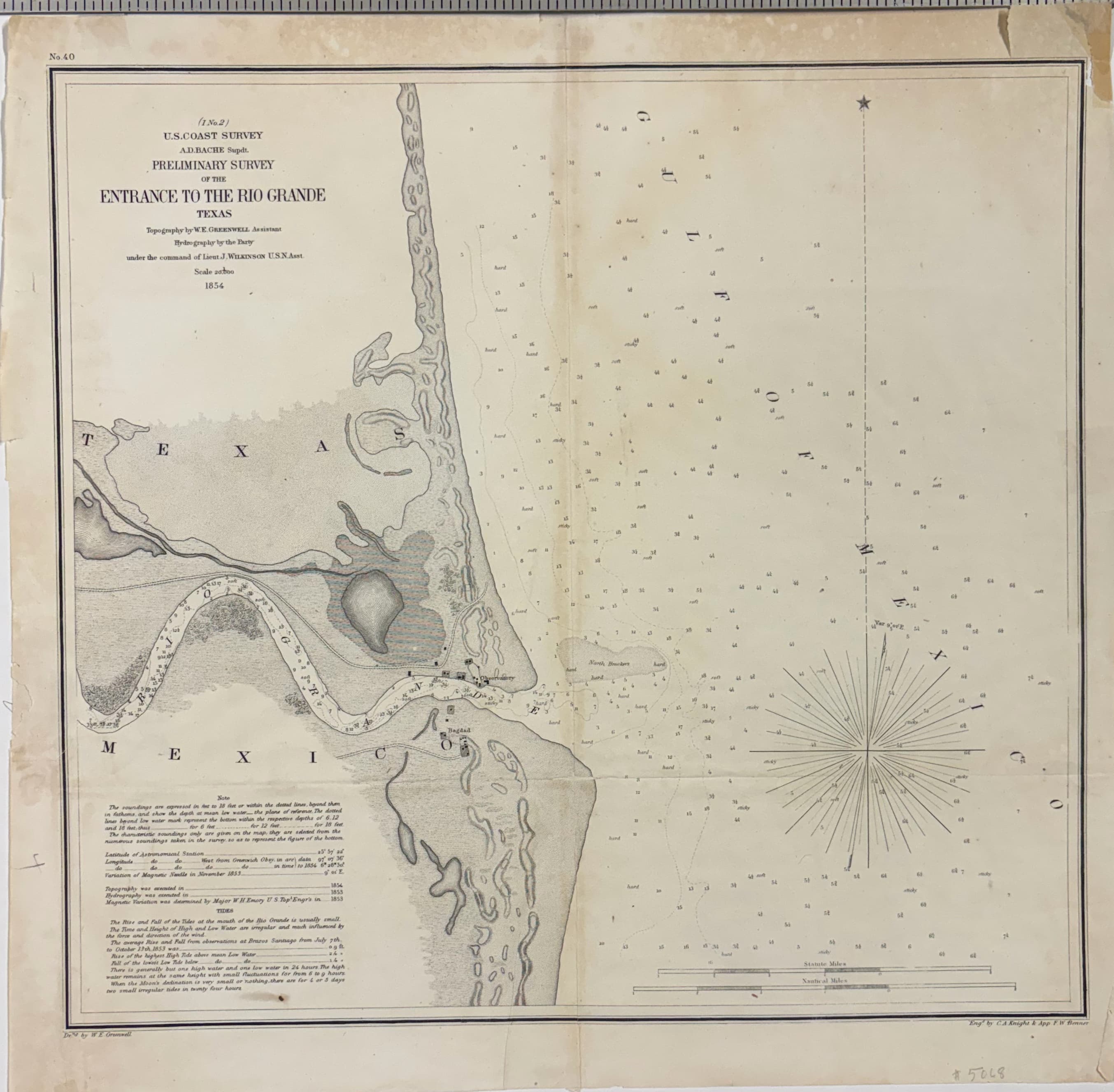 Preliminary Survey of the Entrance to the Rio Grande