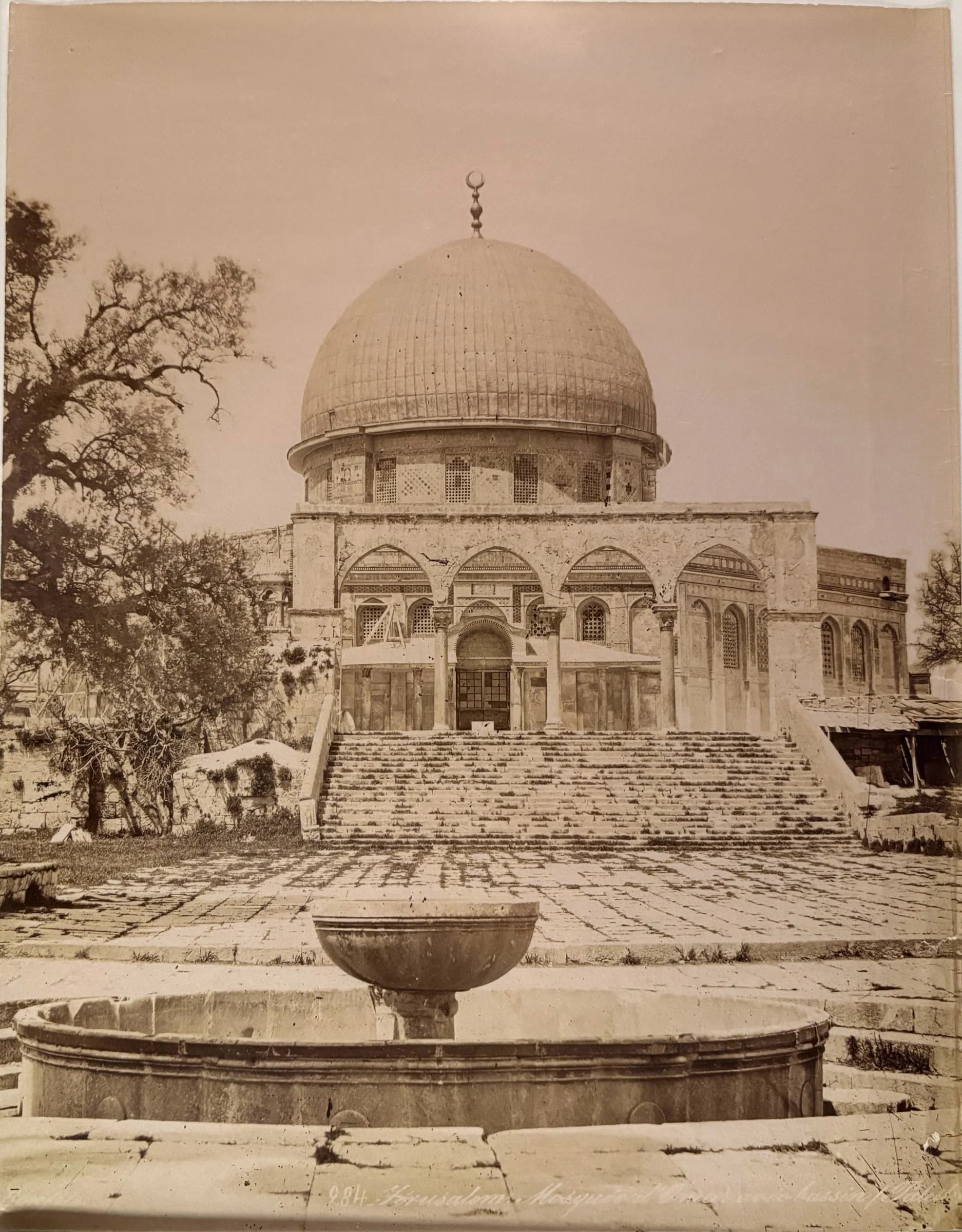 Jérusalem. Mosquée d'Omar avec bassin [No. 284]