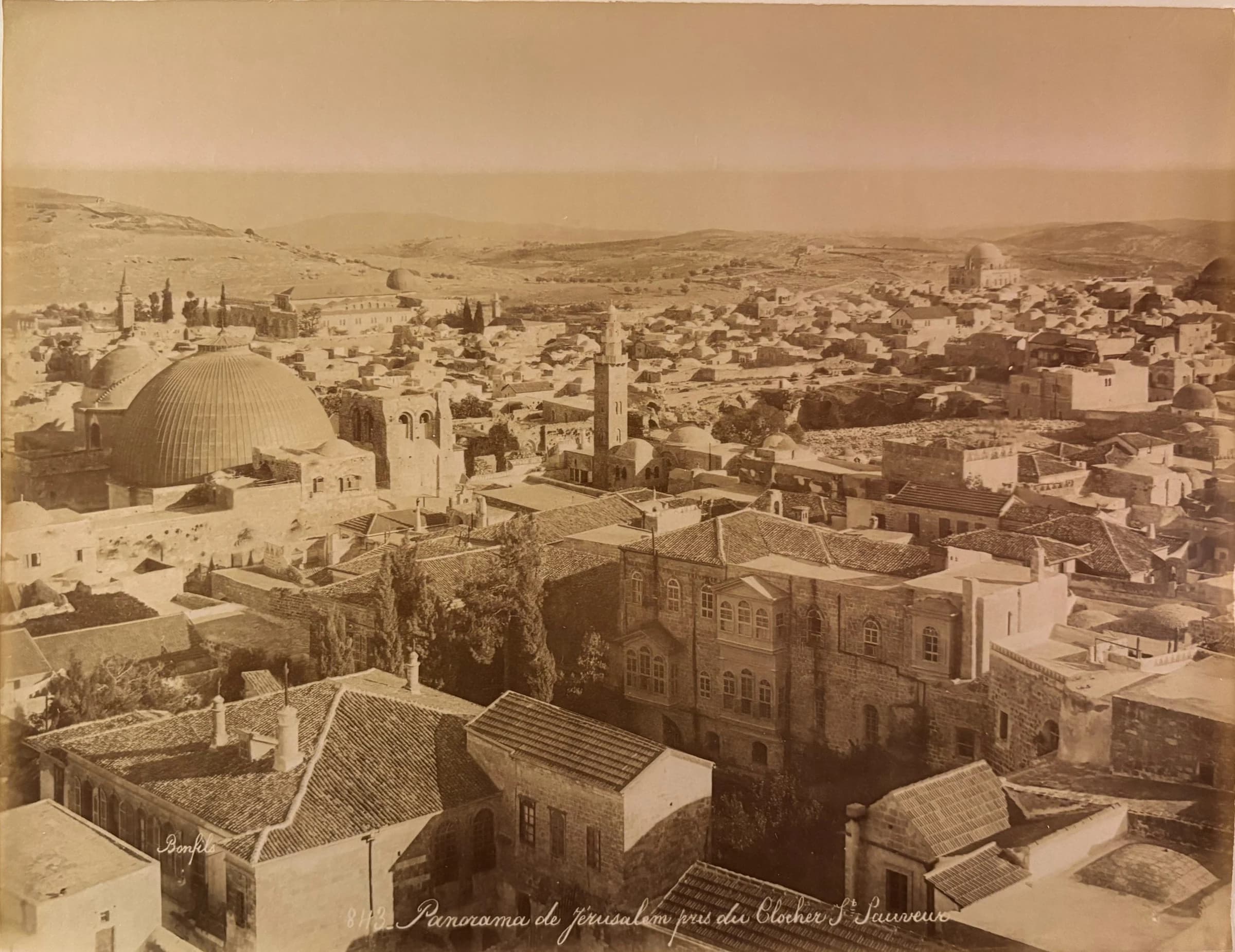 Panorama de Jérusalem pris du Clocher St. Sauveur (No. 843)