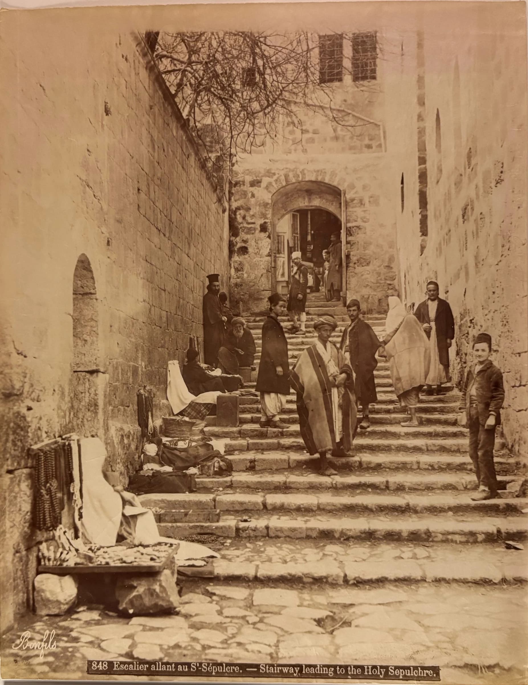 848 Escalier allant au St-Sépulcre. — Stairway leading to the Holy Sepulchre.