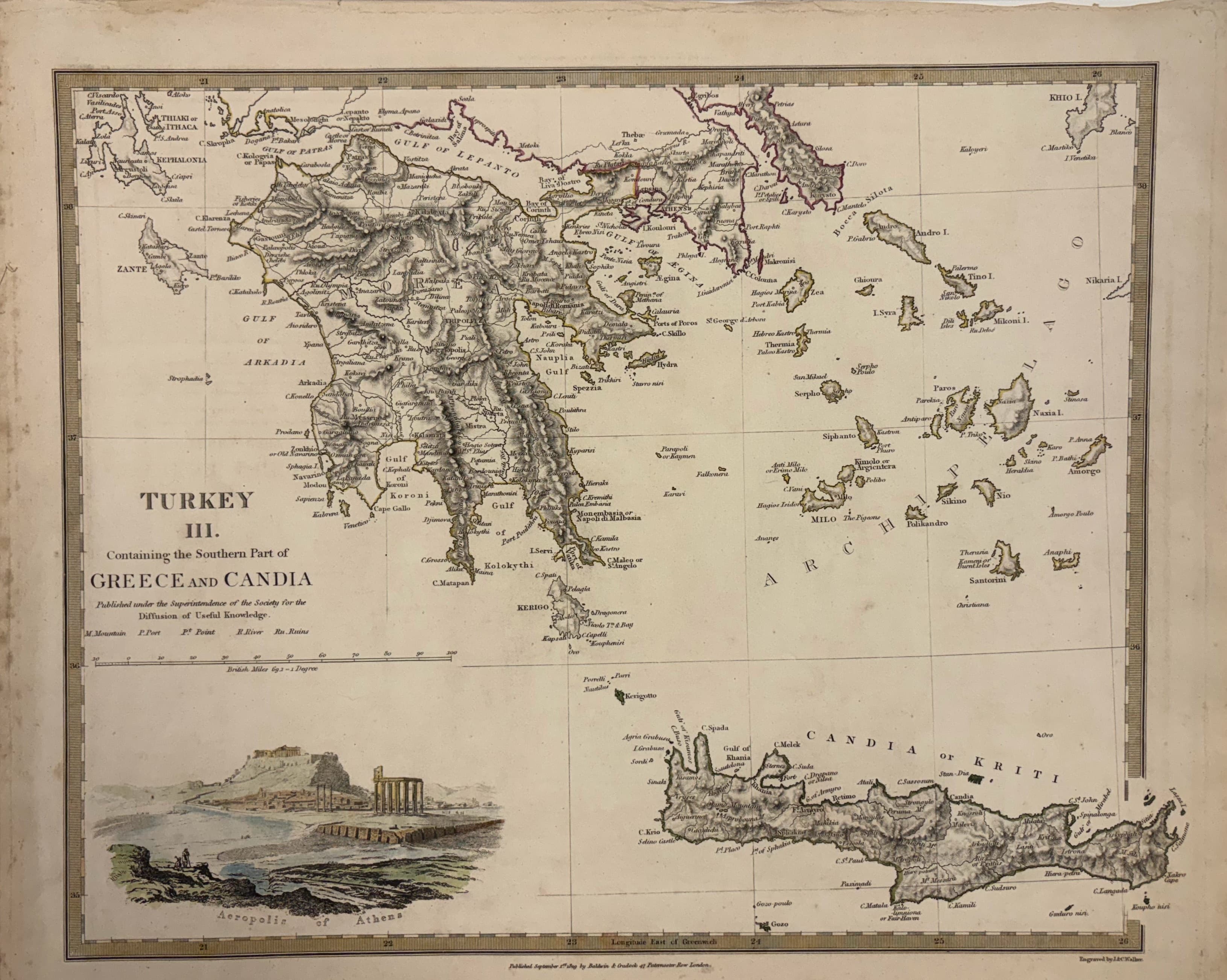 Turkey III. Containing the Southern Part of Greece and Candia