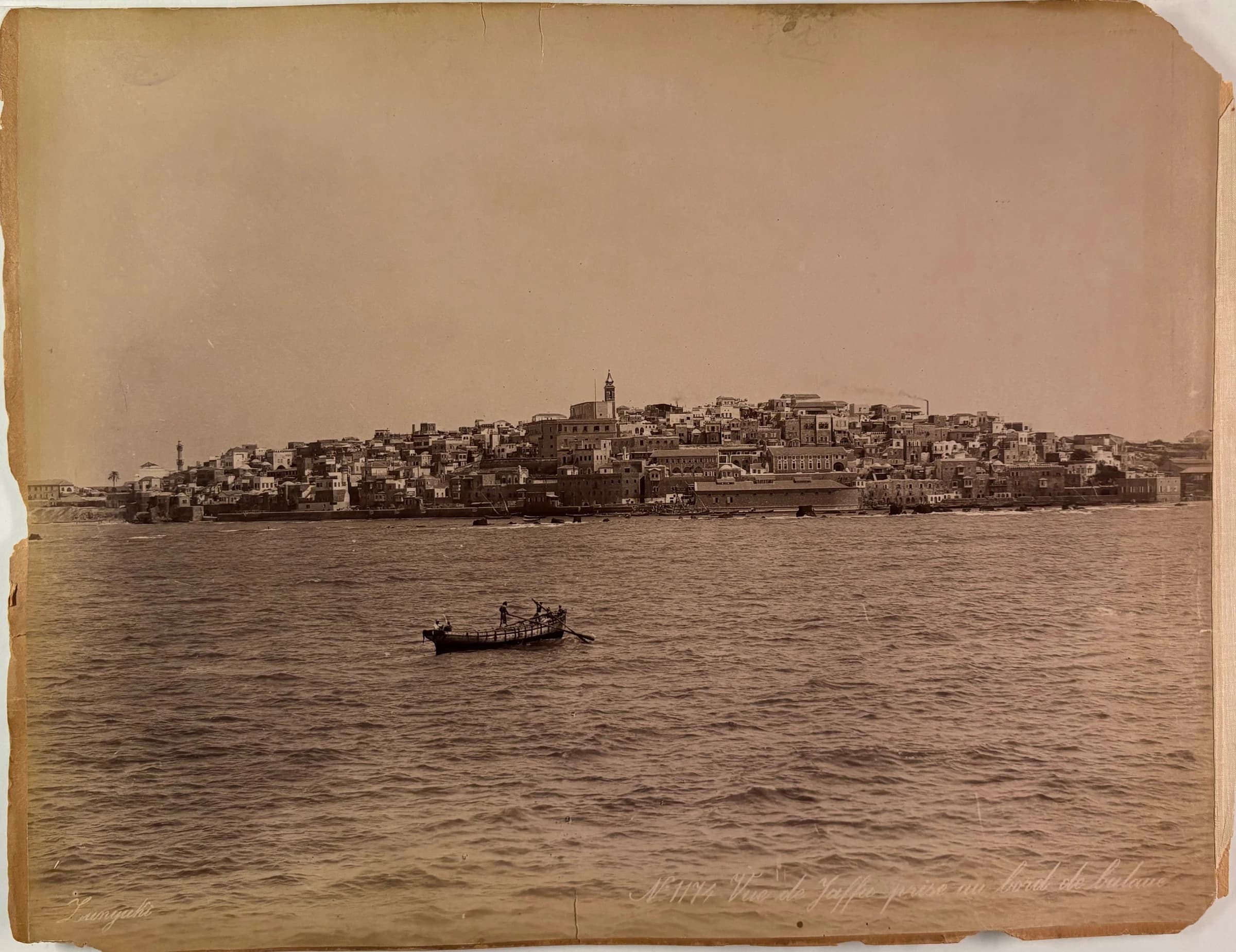 N°1171 Vue de Jaffa prise du bord de bateau