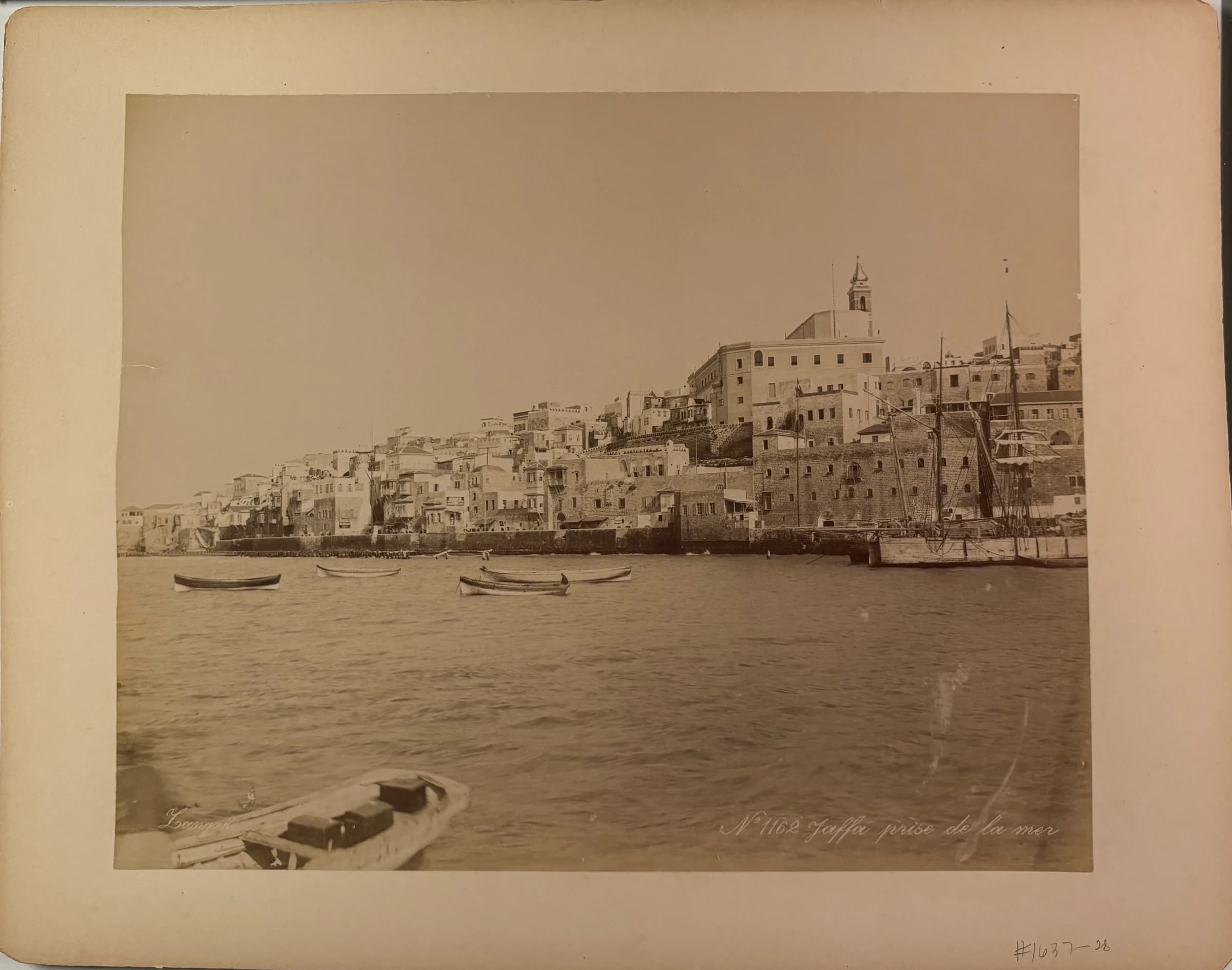 N°1162 Jaffa prise de la mer