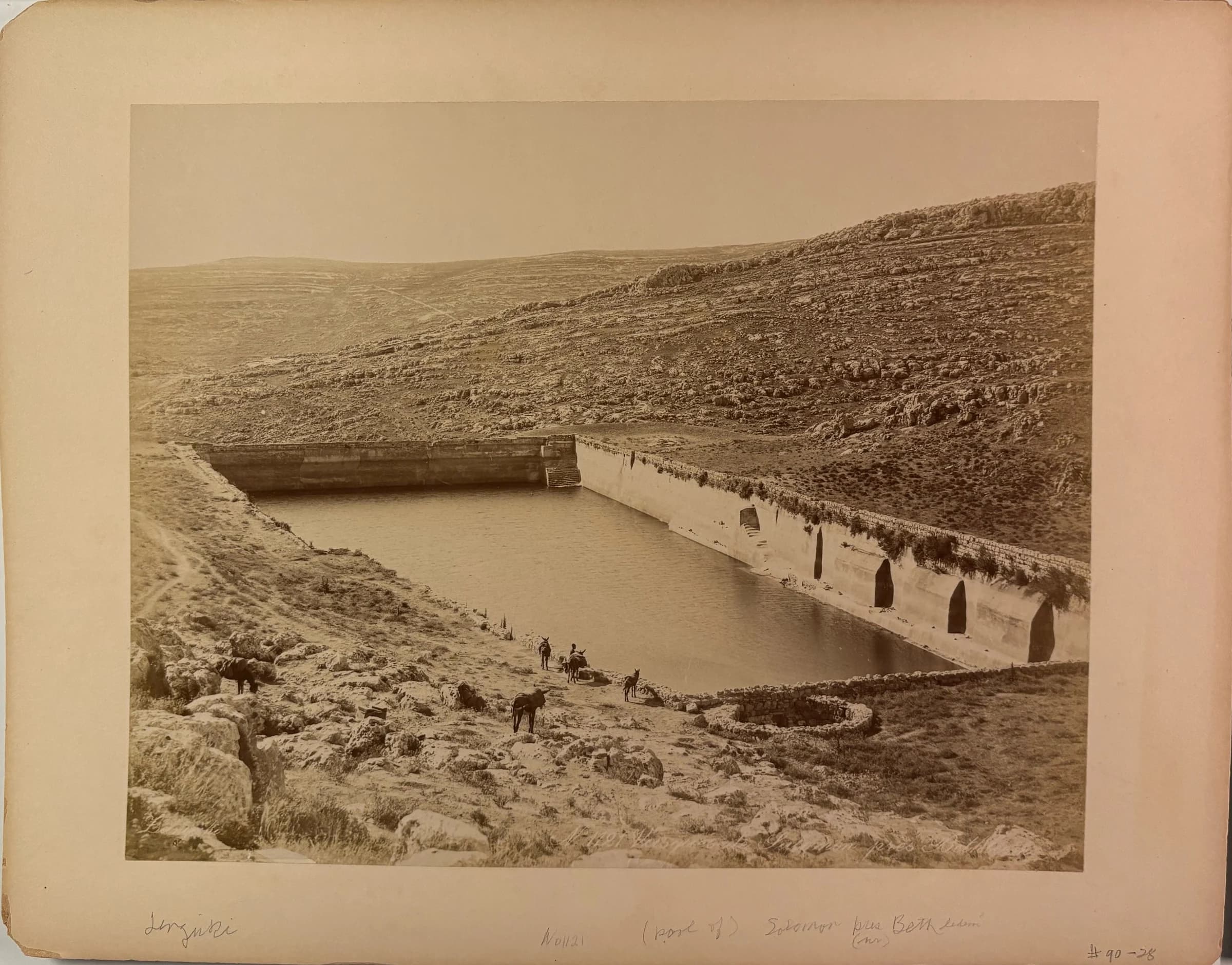 Réservoir de Salomon près Bethléem (Pools of Solomon near Bethlehem)