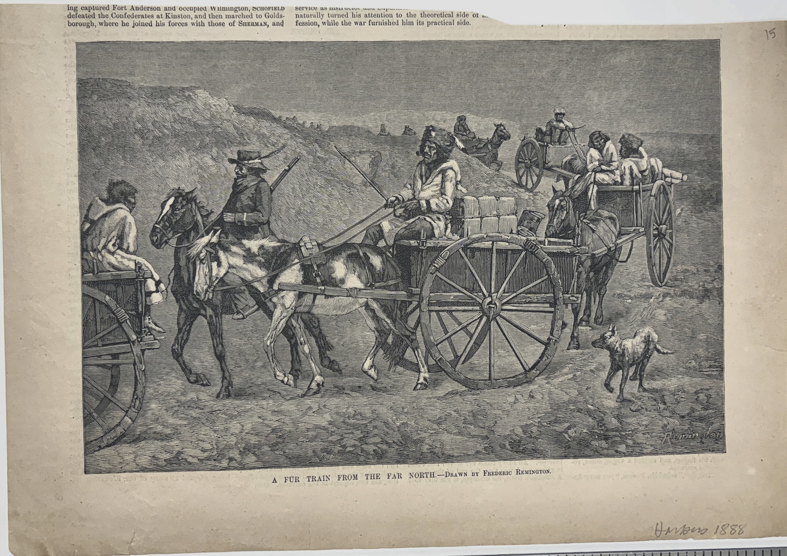 A FUR TRAIN FROM THE FAR NORTH.