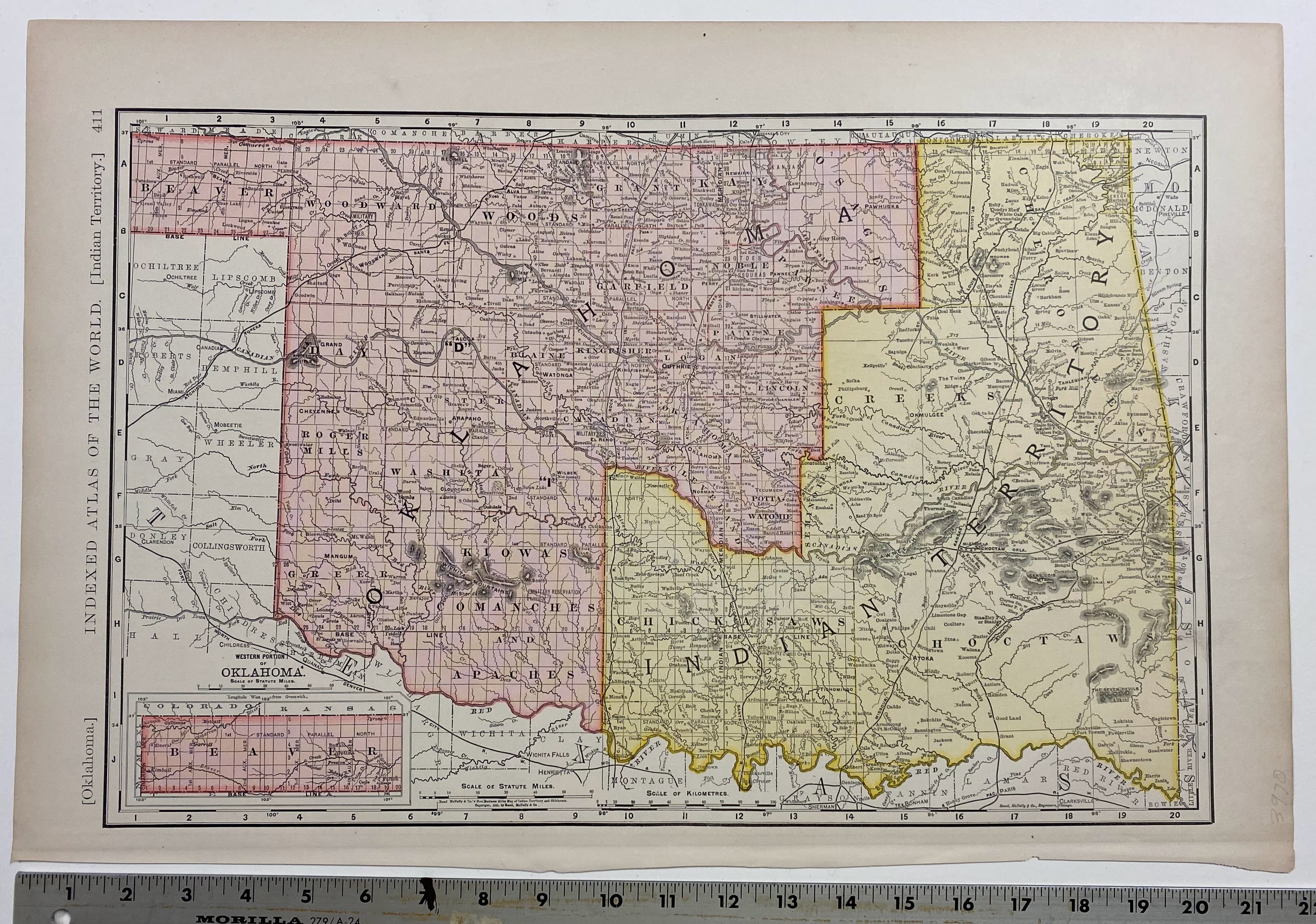 Oklahoma (Indexed Atlas of the World)