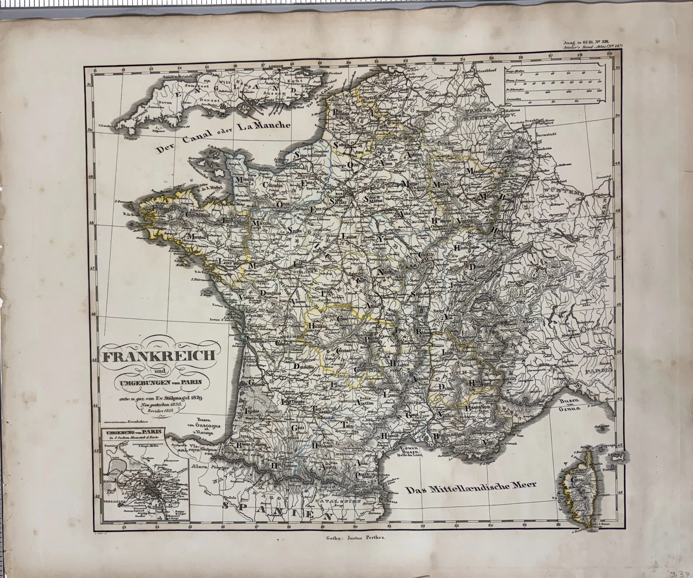 Frankreich und Umgebungen von Paris