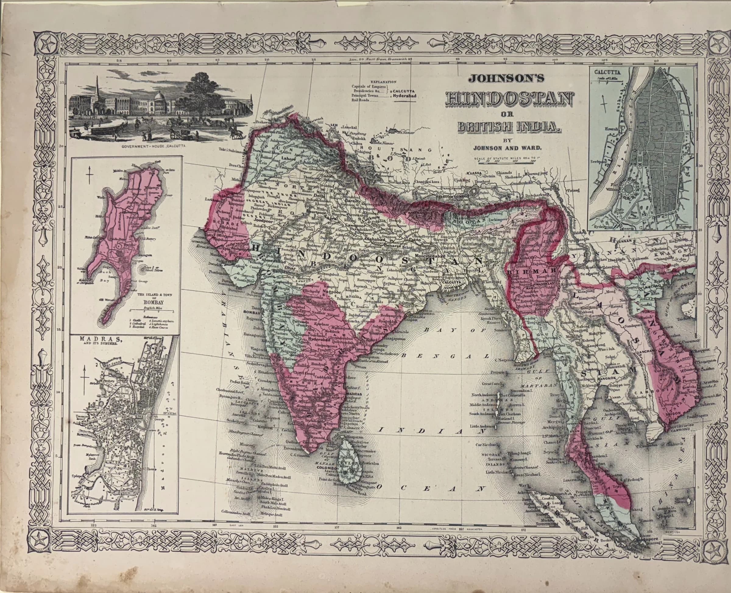 Johnson's Hindostan or British India