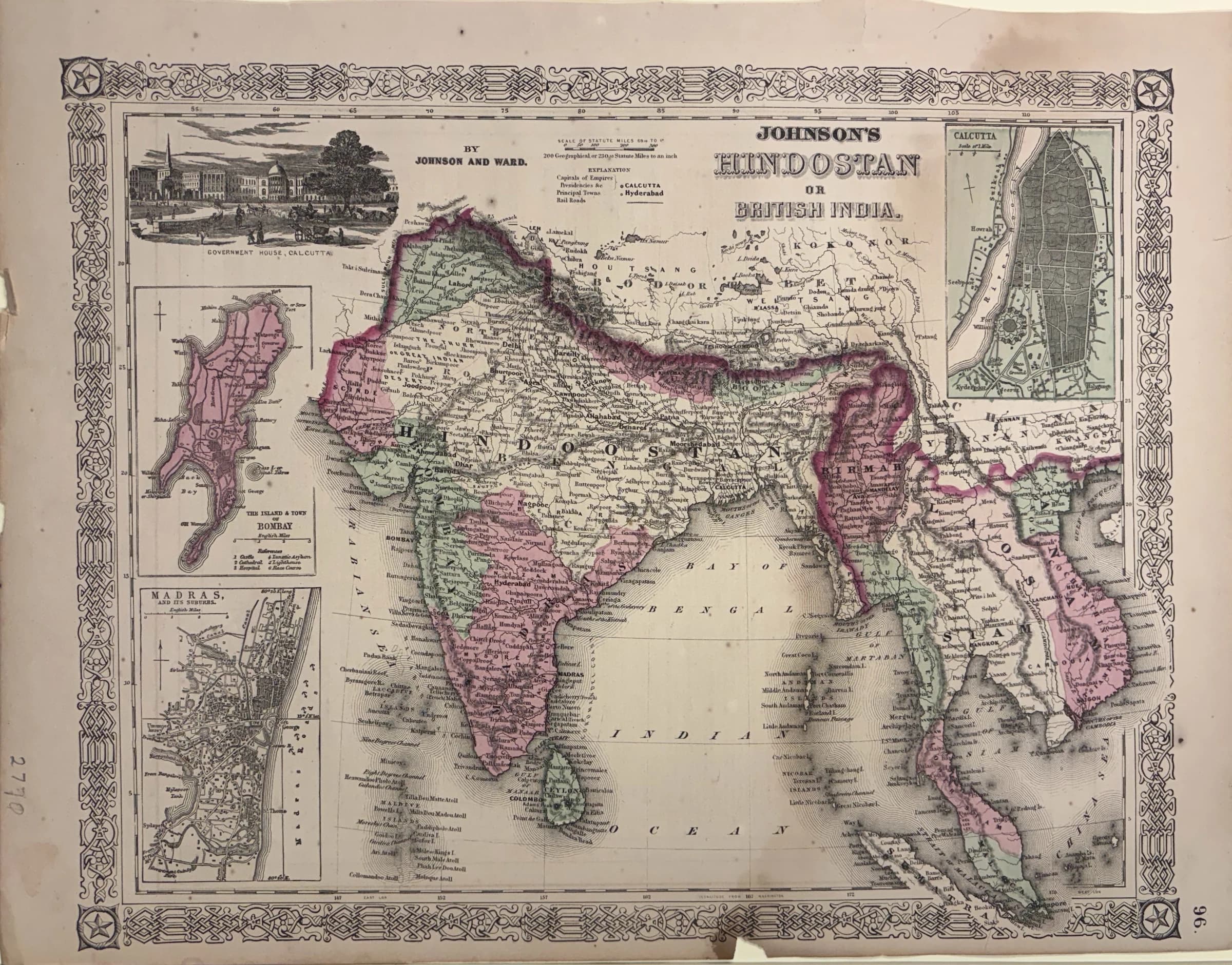 Johnson's Hindostan or British India
