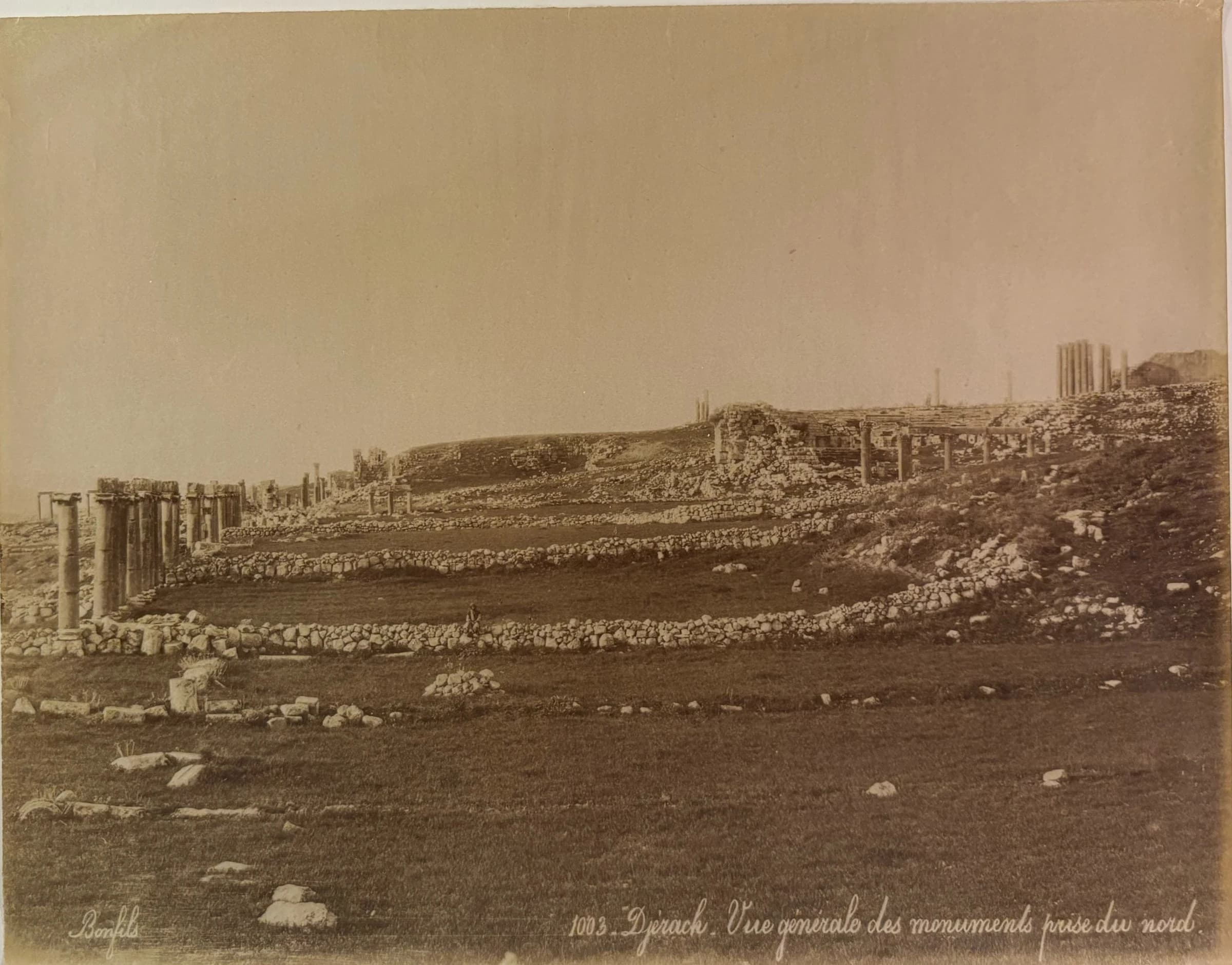1003. Djerach. Vue générale des monuments prise du nord.
