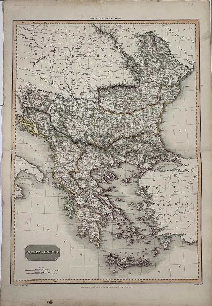 Turkey in Europe (Pinkerton's Modern Atlas)